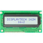162H DC BW-3LP, LCD Character Display Modules & Accessories 16x2 Char Display ...