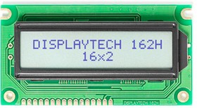 Фото 1/2 162H DC BW-3LP, LCD Character Display Modules & Accessories 16x2 Char Display STN Grey 6 oclock