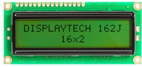 Фото 1/2 162J BA BW 162J Alphanumeric LCD Display, 2 Rows by 16 Characters, Reflective