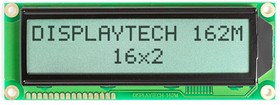 Фото 1/2 162M FC BC-3LP 162M Alphanumeric LCD Display, White on, 2 Rows by 16 Characters, Transflective