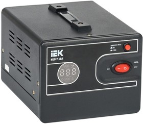 Однофазный стабилизатор напряжения IEK, переносной 2кВА HUB IVS21-1-002-13