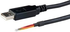 Фото 1/5 TTL-232R-5V-WE, USB Cables / IEEE 1394 Cables USB Embedded Serial Conv 5V Wire End