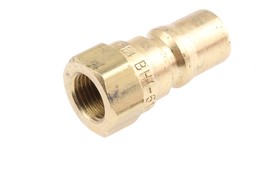 Фото 1/3 BH1-61-BSPP, Brass Female Hydraulic Quick Connect Coupling, G 1/8 Male