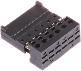 Фото 1/3 4782837106440, 6-Way IDC Connector Socket for Cable Mount, 1-Row