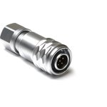 Circular Connector, 6 Contacts, Cable Mount, M8 Connector, Plug, Male, IP67