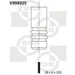 V998925 КЛАПАН 28x6x102 EX AUDI A3/A4/A6/SKO OCTAVIA/VW GOLF V/PASSAT 1.8-2.0FSI ...