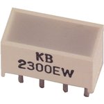 KB-2300EW, Светодиодный модуль 1хLEDх8,89х3,81мм/ красный/ 625нм/8-40мкд/белый ...
