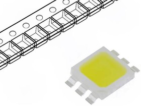 Фото 1/2 OSW4XAT3C1E, Power LED; white cold; 120°; 700mA; Pmax: 2.4W; P: 3W; 180?200lm