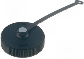 Фото 1/3 207445-3, Connector Accessories Sealing Cap Straight Thermoplastic Black Box