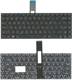Клавиатура для ноутбука Asus N46 U46 K45 черная без рамки