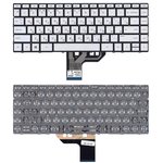 Клавиатура для ноутбука HP Spectre X360 13-w000 13-ac000 серебристая с подсветкой