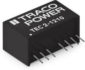 TEC 2-2421WI, Isolated DC/DC Converters - Through Hole 9-36Vin +/-5V 2W +/-200mA SIP Iso