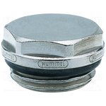 2,500 1400 01, Threaded coupling, with seal, material: nickel-plated brass