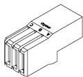 Фото 1/2 120943-1, Heavy Duty Power Connectors ASSEMBLY, R/A UPM RECPT, 3 POS