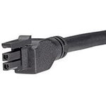 245132-0210, Rectangular Cable Assemblies MICROFIT 2CKT CBL AY DR OVERMOLDED 1M BLK