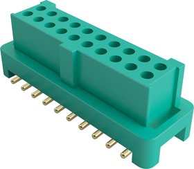 Фото 1/2 G125-FS10605L0P, Gecko Series Straight Surface Mount PCB Socket, 6-Contact, 2-Row, 1.25mm Pitch, Solder Termination