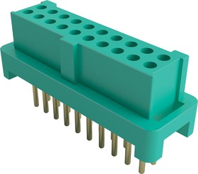 G125-FV11605L0P, PCB Receptacle, Wire-to-Board, 1.25 мм, 2 ряд(-ов), 16 контакт(-ов), Монтаж в Сквозное Отверстие