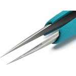 E3CSA, 120 mm, Stainless Steel, Pointed, ESD Tweezers