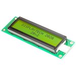 202G BC BW 202G Alphanumeric LCD Display, Yellow-Green on ...