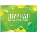 Журнал 10 шт в упаковке приёма детей в группу 48л А4 203х285мм картон офсет ...