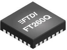 FT260Q-T, USB Interface IC HID-Class USB to UART/I2C Bridge