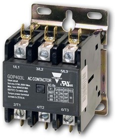GDP403L120V, Contactors - Electromechanical 3P DPC LUG TERM 40A 120VAC