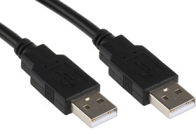 Фото 1/2 11.02.8908-50, USB 2.0 Cable, Male USB A to Male USB A Cable, 800mm