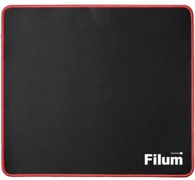 Filum FL-MP-S-GAME Коврик игровой для мыши, серия- Bulldozer, черный, оверлок, размер "S"- 250*200*3 мм, ткань+резина.