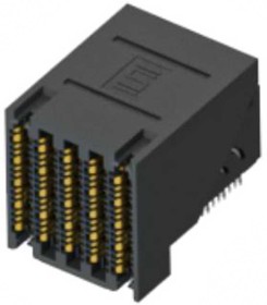 EBTF-4-10-2.0-S-RA-1, High Speed / Modular Connectors ExaMAX 2.00 mm High-Speed Backplane Right-Angle Receptacle