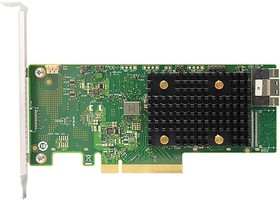 Фото 1/2 RAID-контроллер Broadcom 9540-8i SGL (05-50134-03) PCIe 4.0 x8 LP, SAS/SATA/NVMe, RAID 0,1,5,6,10,50,60, 8port(1 * int SFF8654), 4GB Cache,