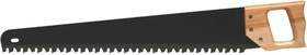 Фото 1/3 Ножовка для ячеистого бетона, 17 зубцов с твердосплавными пластинами, деревянная ручка, 600 мм 10A760