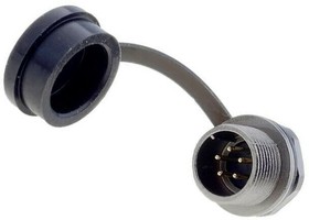 Circular Connector, 5 Contacts, Front Mount, Plug, Male, IP67