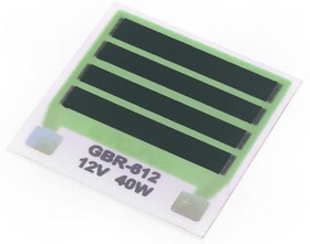GBR-612-12-40-1, Резистор: thick film, нагревательный, приклеивание, 3,6Ом, 40Вт