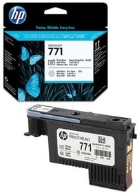 Печатающая головка HP 771 черная фото и светло-серая (2500 стр) CE020A