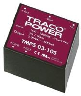 Фото 1/2 TMPS 03-115, AC/DC Power Supply Single-OUT 15V 0.2A 3W 5-Pin