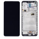 Дисплей для Samsung Galaxy A21S SM-A217F в сборе с тачскрином и рамкой черный