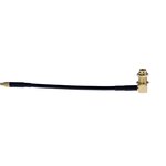 LPRS-MMCX-S-M- 100-SMA-R-F-B, Male MMCX to SMA Coaxial Cable, 100mm, Terminated