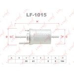 LF-1015, LF-1015 Фильтр топливный LYNXauto