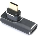 Переходник USB 4 Type C мама-папа угловой с магнитным разъёмом тип 2