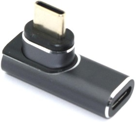 Фото 1/2 Переходник USB 4 Type C мама-папа угловой с магнитным разъёмом тип 2