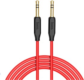 Аудио кабель HOCO UPA11 AUX 1.0м красный