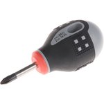 BE8601, Phillips Stubby Screwdriver, PH1 Tip, 25 mm Blade, 83 mm Overall