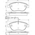 Колодки тормозные Bosch 0986495086 передние дисковые Premium 2