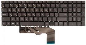 клавиатура для ноутбука HP Envy 15-ED, 17-CG черная с подсветкой