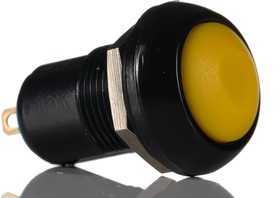 Фото 1/3 IPR1SAD5, Illuminated Push Button Switch, Latching, Panel Mount, 13.6mm Cutout, SPST, 28V dc, IP67