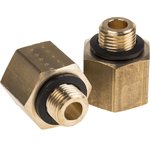 0169 10 13, Brass Pipe Fitting, Straight Threaded Adapter ...