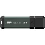 SP002TBUF3S70V1G, Флеш накопитель 2TB Silicon Power MS70, USB 3.2, Серый, read/write 1050/850Mb/s