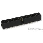 30340-6002HB, Conn; Rect; Header, 4-Wall; 0.100in; 40 Pin; Low Profile ...