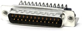 FCE17-E09PB-440, D-Sub Standard Connectors .405 R/A 9P 4-40 THR PIN 820 PF