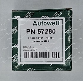 Фото 1/2 PN57280, PN-57280 поршень STD NISSAN/OPEL/RENAULT M9T 2.3 dCi